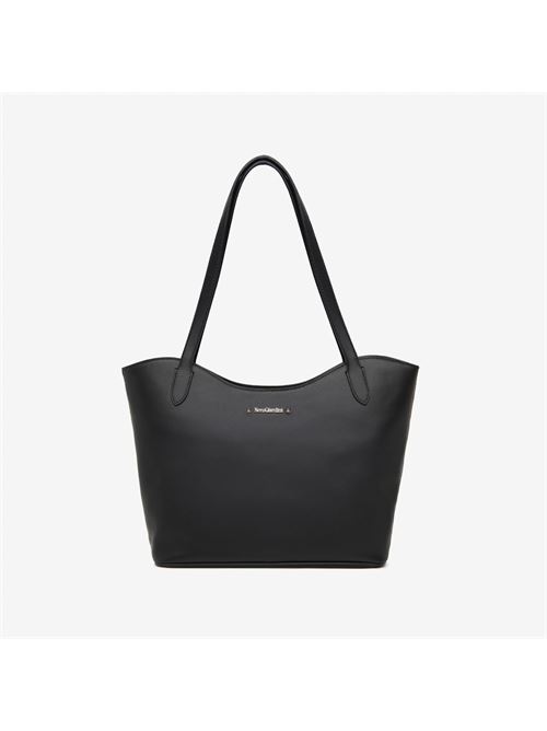 borsa tote da donna in pelle nera NERO GIARDINI | E543915D100